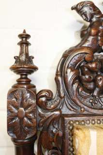 French Renaissance Arm Chair Walnut  