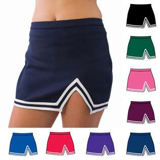 Pizzazz Pink A Line Cheer Uniform Skirt Girls 6 8 en 