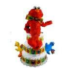 Sesame Street Character Baby Shower Diaper Cake/ Centerpiece