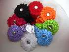 Pcs Lot Infant/Kids Large Crochet Headbands w/ Rhinetone Flower