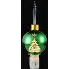   Tis the Season/Tree Green Ball Ornament Christmas Bubble Night Lights