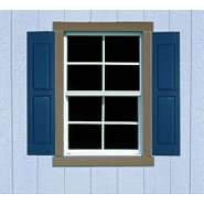 Colony Bay Outdoor Structures Large Square Window Shutters (Pair) at 