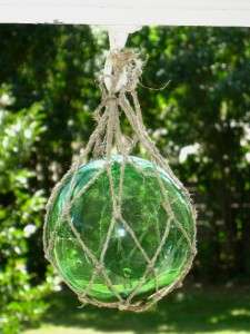 Vintage MAI KAI Tiki Bar Green 5 Glass Ball Float  