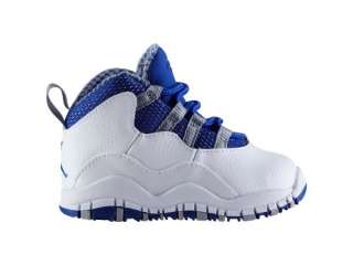 Air Jordan 10 Retro Text (2c 10c) Infant/Toddler Boys Basketball Shoe