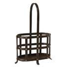 Wilco Imports Metal Two Bottle Wine Caddy