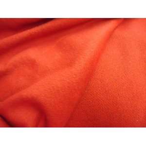  58 Inch Wool Rustic Orange Suit, Skirts, Throws Fabric By 