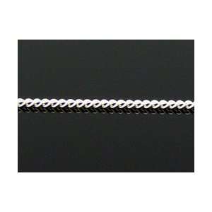  18 0.5mm Sterling Silver Curb Chain with Spring Clasp 
