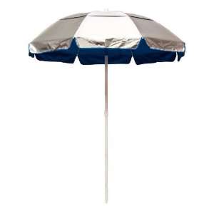  Pacific Blue Underside Solar UPF 50+ Beach Umbrella & Bag 