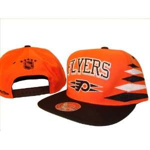   Adjustable Snap Back Orange & Black Baseball Cap Hat 