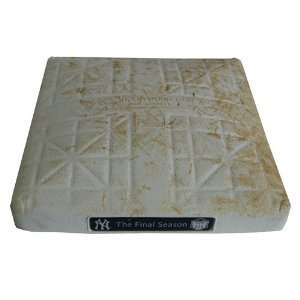  New York Yankees Game Used Base 6 5 08. MLB Authenticated 