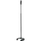 One Hand Mic Stand   Stackable Round Base