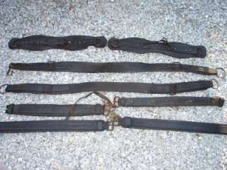 Vintage Lot Horse Pony Leather Bands/Harness Parts  