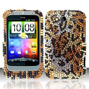 BLING Crystal Hard SnapOn Phone Protector Cover Case for HTC WILDFIRE 