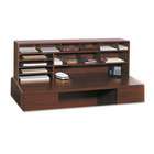 Quality Safco Safco 3651CY   Wood Desktop Organizer, Double Shelf 