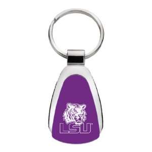  Louisiana State University   Teardrop Keychain   Purple 