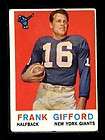 1959 TOPPS #20 FRANK GIFFORD GIANTS VGEX 0009526