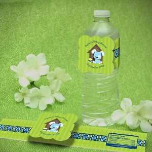   Dog   Water Bottle Labels   Personalized Baby Shower Favors Toys
