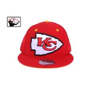  Kansas City Chiefs Throwback XL Logo Fitted Hat Sports 