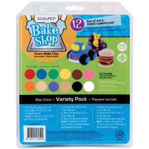  Sculpey Bake Shop Clay Variety Pack 14 Ounces  (BAVPPA 