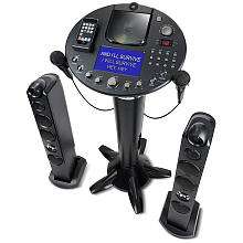   iSM1028X Pedestal CDG Karaoke System with 7 inch Monitor and iPod Dock