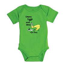 Dr. Seuss Short Sleeve Bodysuit   Green Eggs (6 Months)   Bumkins 