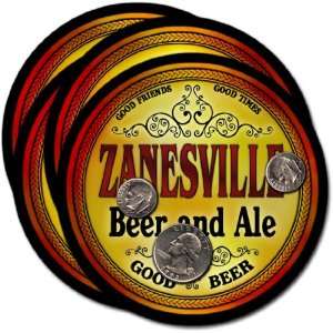  Zanesville , IN Beer & Ale Coasters   4pk 