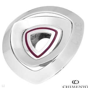   Stainless Steel Ladies Ring. Ring Size 4. Total Item weight 35.9 g