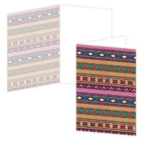 ECOeverywhere Southwest Pattern Boxed Card Set, 12 Cards and Envelopes 