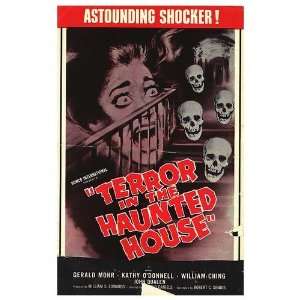 Terror In The Haunted House Original Movie Poster, 12 x 18 (1958 