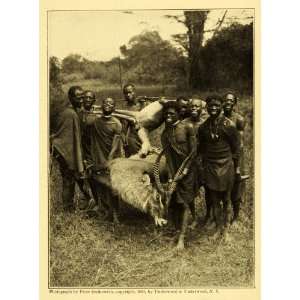   Dutkewich Animal Hunting Portrait Uganda   Original Halftone Print