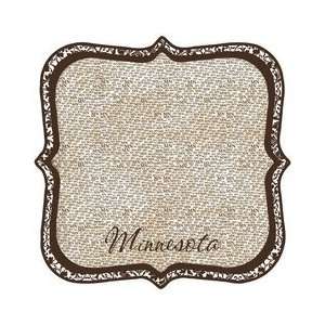   Minnesota   12 x 12 Die Cut Paper   State Shape Arts, Crafts & Sewing