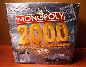 Monopoly Millennium Edition USED w/ Futuristic Movers  