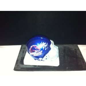 Kellen Moore   Hand Signed Autographed Boise State Mini Helmet