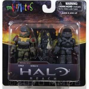   Halo Minimates Series 1 Mini Figure 2Pack Jorge Noble 6 Toys & Games