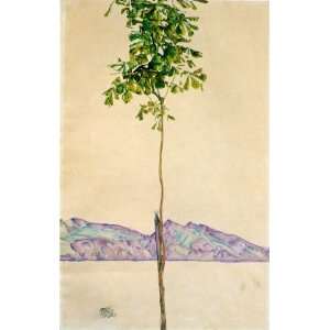 FRAMED oil paintings   Egon Schiele   24 x 38 inches   Little Tree 