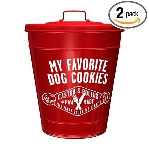 Good Buddy Dog Cookie Bucket, 2 Pound Tins (Pack of 2)  