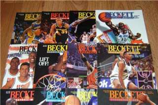 1994 BECKETT BASKETBALL MONTHLY / FULL YEAR / 12 ISSUES  