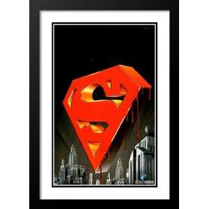 Superman Doomsday 32x45 Framed and Double Matted Movie Poster   Style 