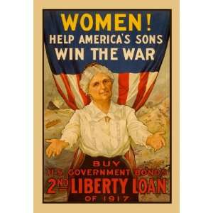  Women Help Americas Sons Win the War 28x42 Giclee on 