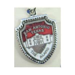   New Sterling Silver & Enamel San Antonio Charm 