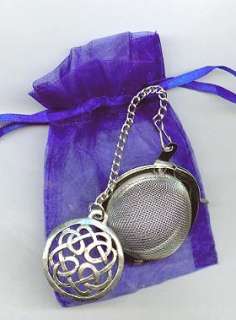 Celtic Knot Tea Infuser w/pouch Made in the USA  
