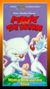 Animaniacs PINKY & THE BRAIN World Domination Tour VHS 085391450634 