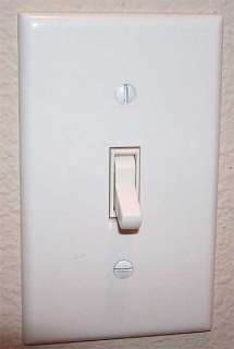 Wall Switch Cover Antique White Metal Classic Single  