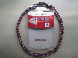 NFL Athletics Collection Titanium Necklace,NFL X 50 3 Rope Braid 
