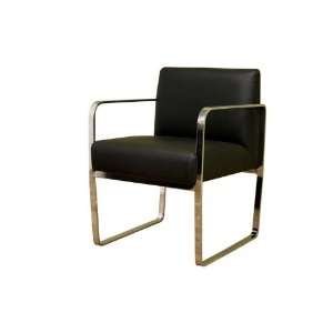  Wholesale Interiors Meg Black Leather Chair Everything 