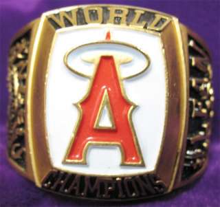 Angels 2002 World Series Championship Ring Paperweight  