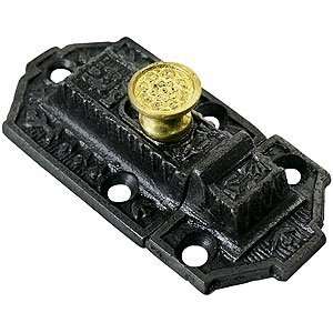  Slide Latches. Windsor Style Cast Iron Cabinet Latch with 