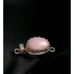  PINK PERUVIAN OPAL LARGE OVAL CLASP CROWN SETTING 