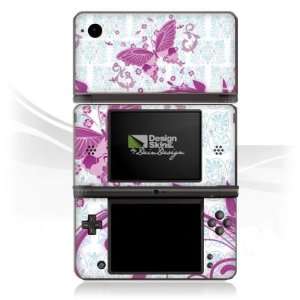  Design Skins for Nintendo DSi XL   Pink Butterfly Design 