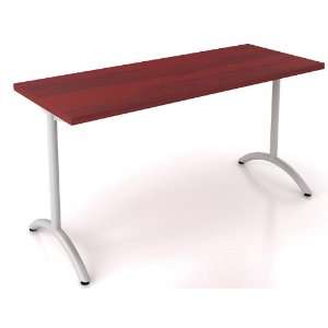 Office Star Products Pace 5 Training Table with Mahogany 